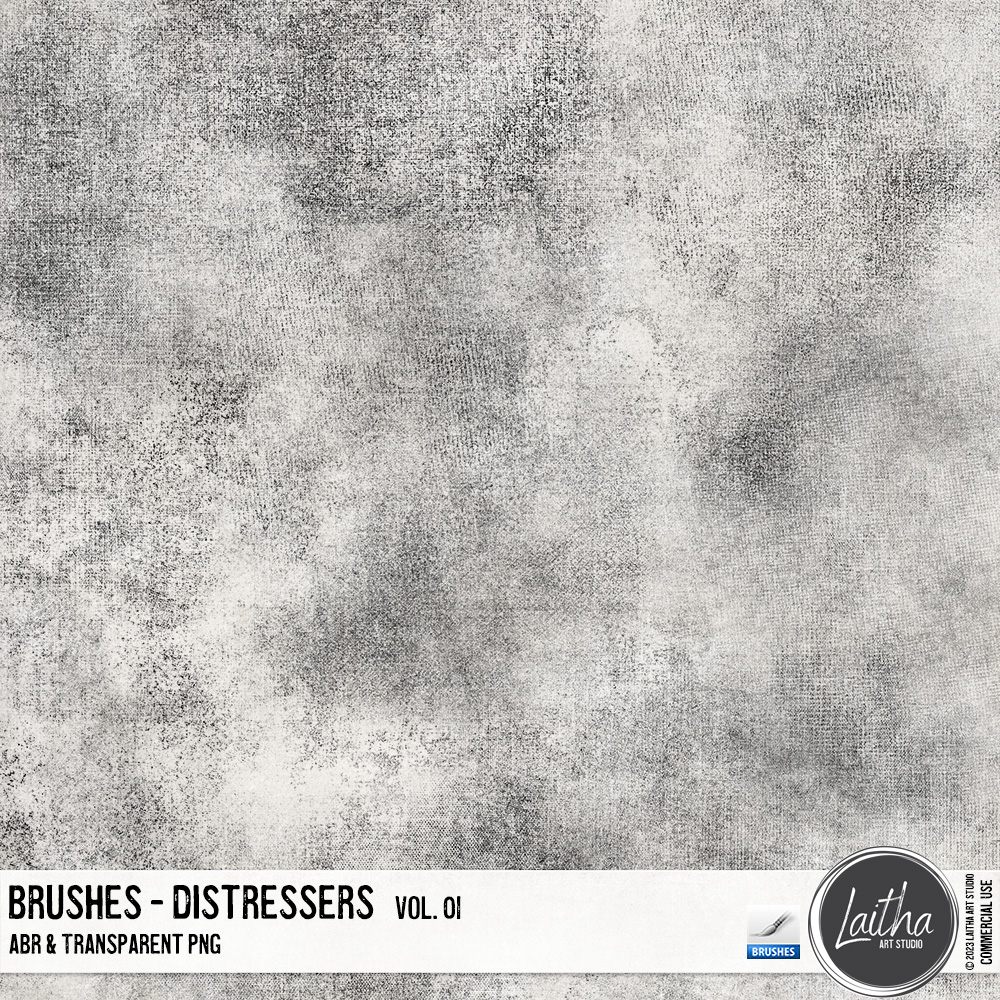 Distressers Brushes & Stamps Vol. 01