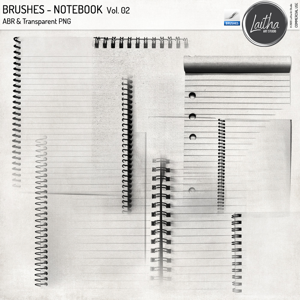 Notebooks Brushes & Stamps Vol. 02