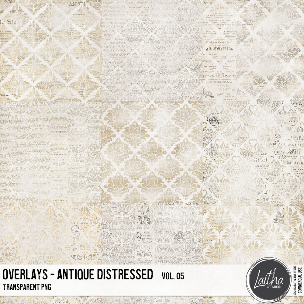 Antique Distressed Overlays Vol. 05