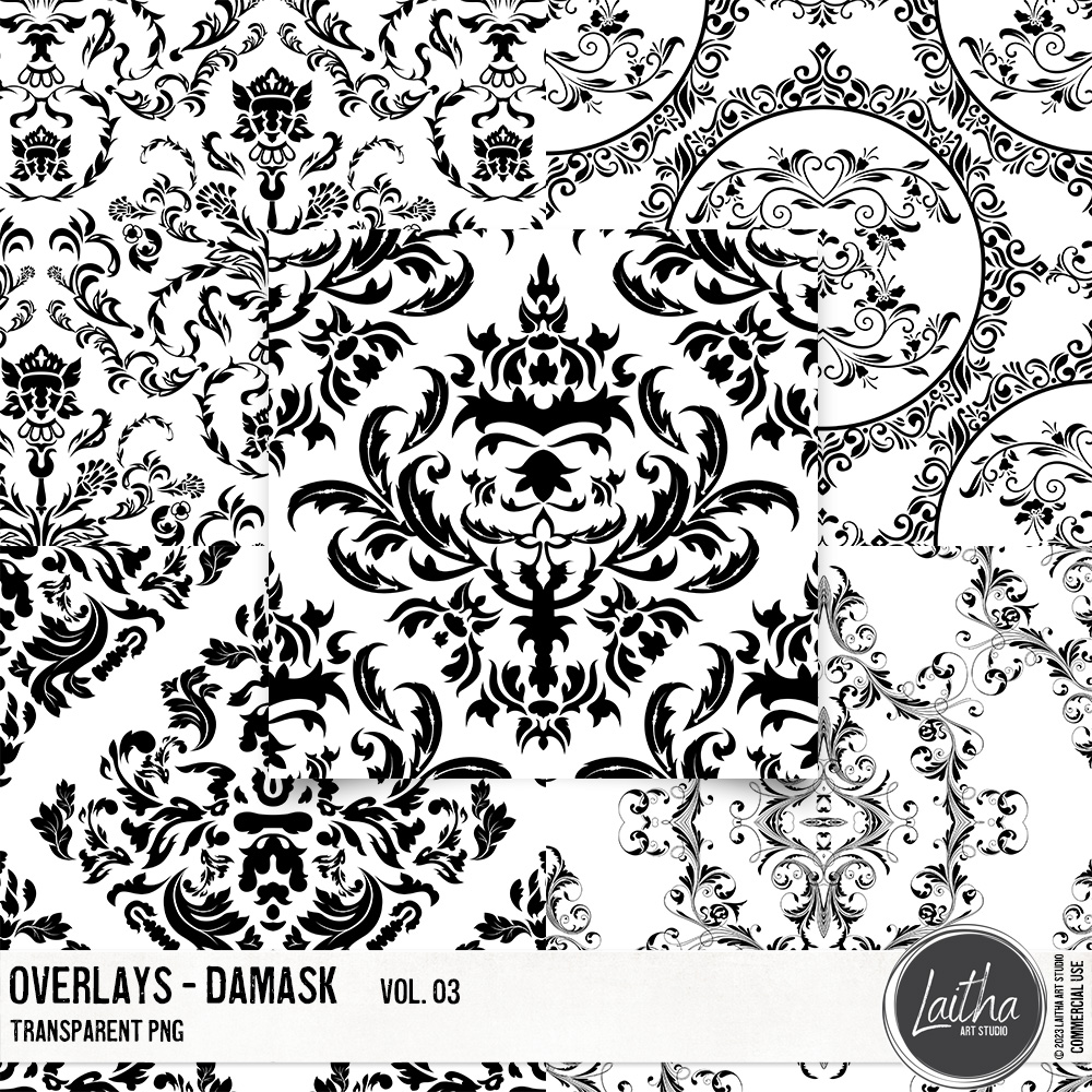 Damask Overlays Vol. 03