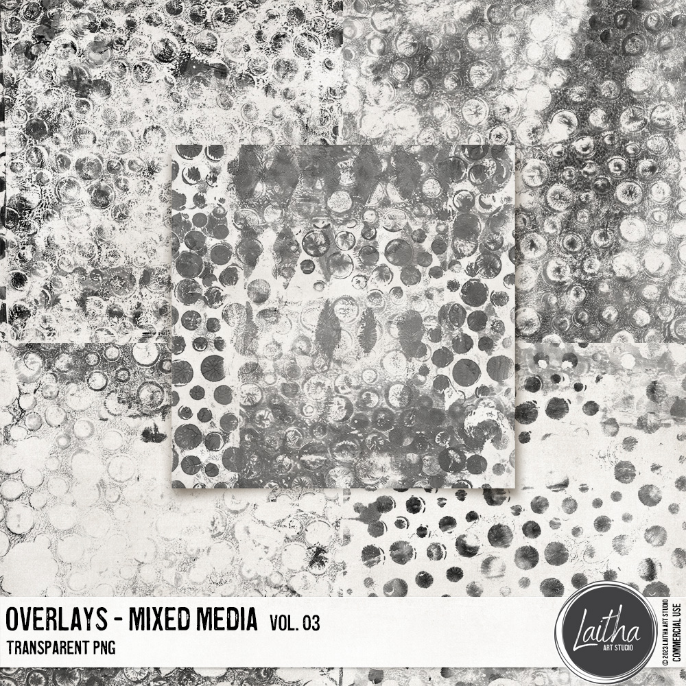 Mixed Media Overlays Vol. 03