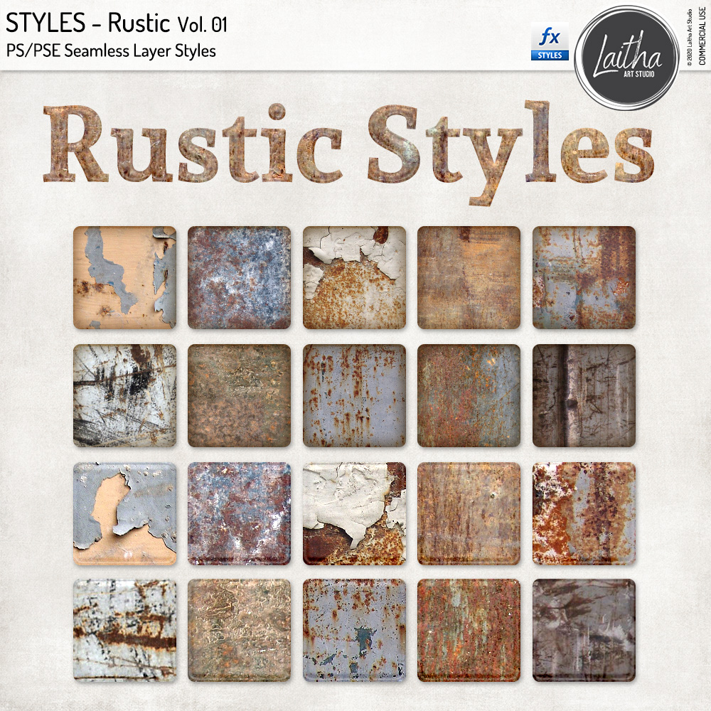  Rustic Styles Vol. 01