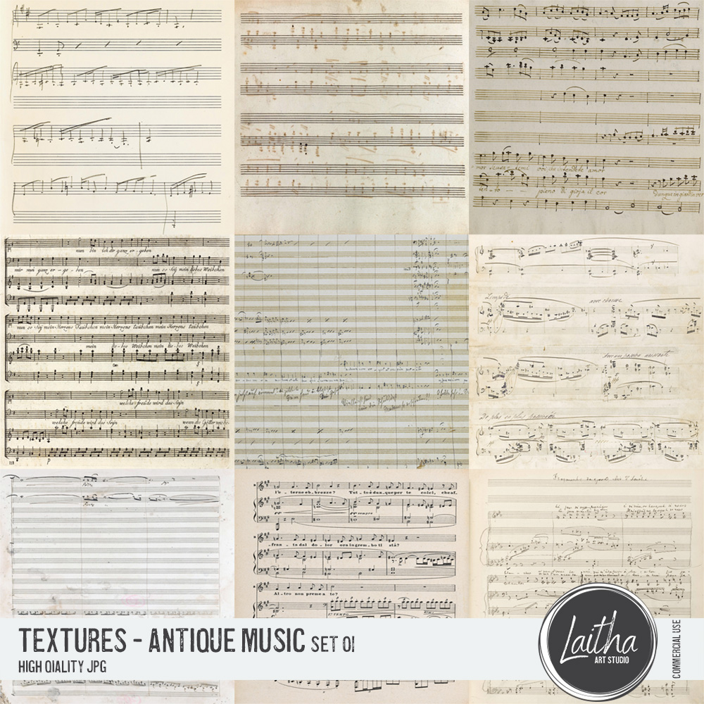 Antique Music Textures Vol. 01