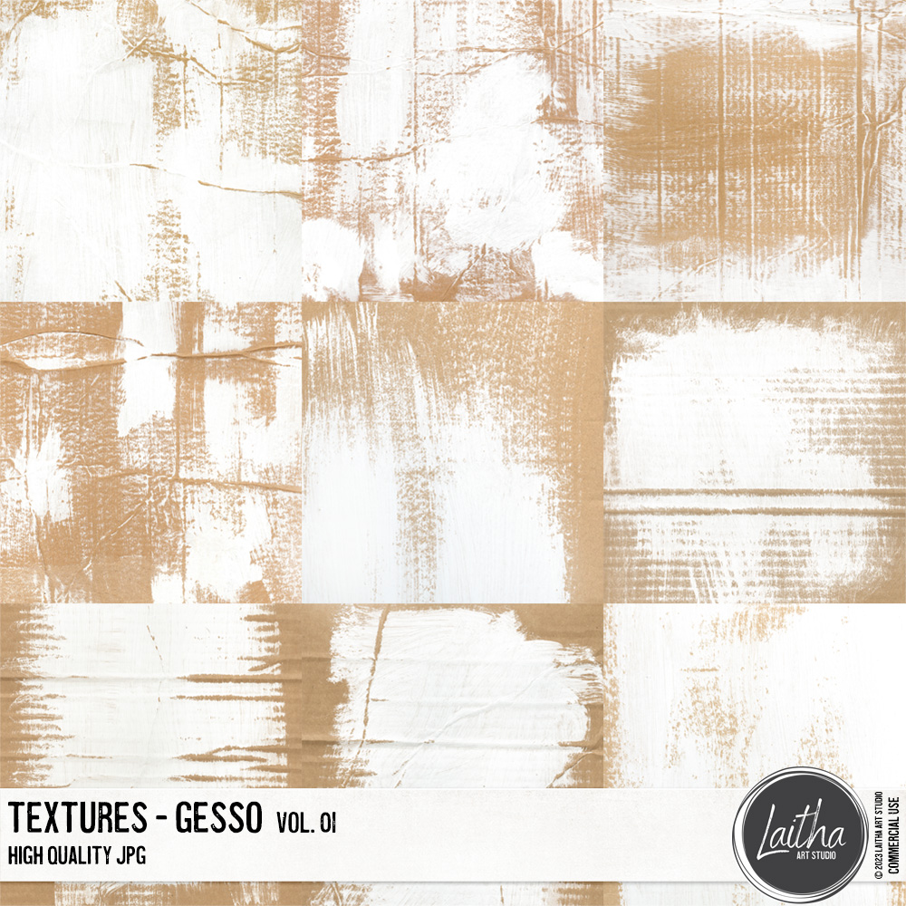 Gesso Textures Vol. 01