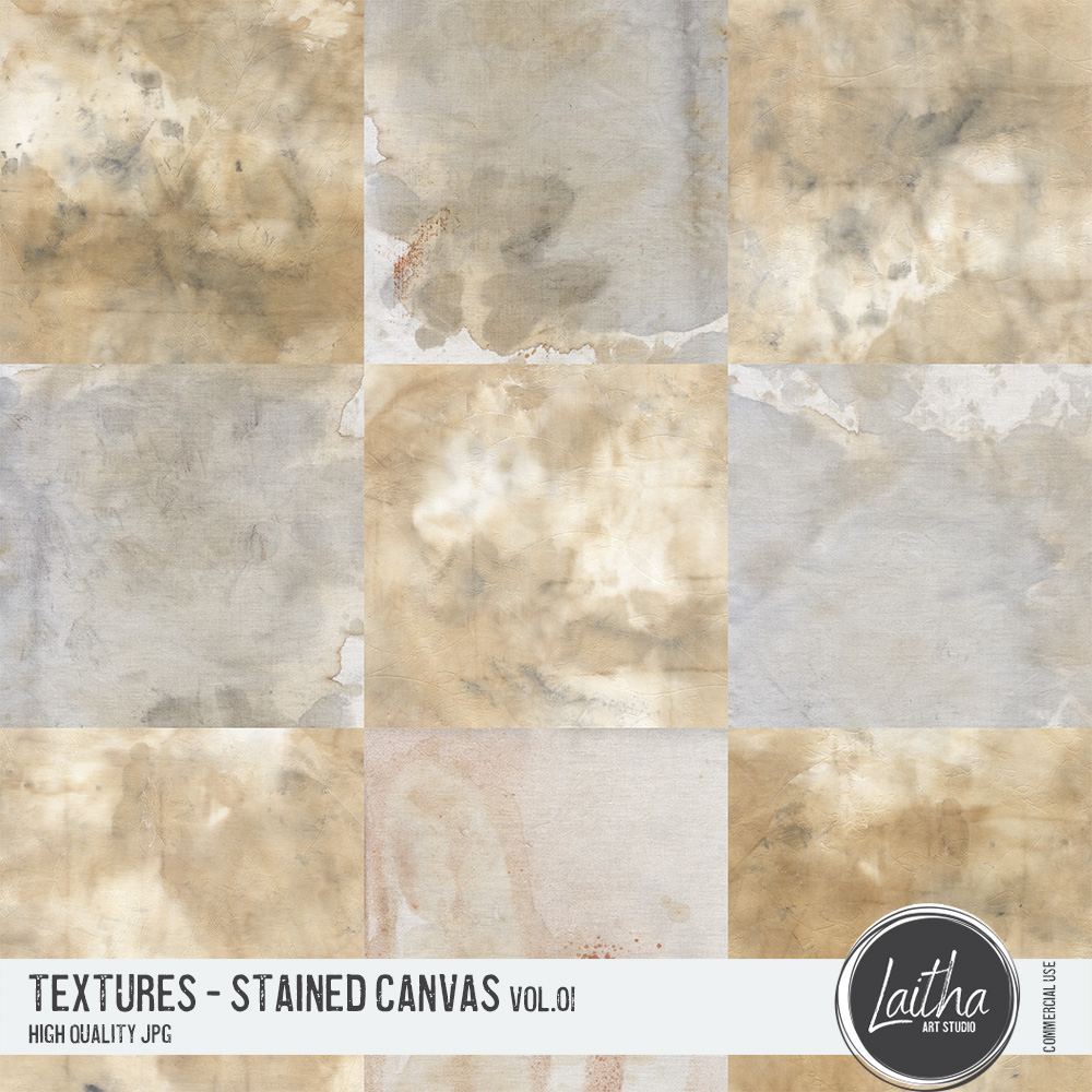 Stained Canvas Textures Vol. 01