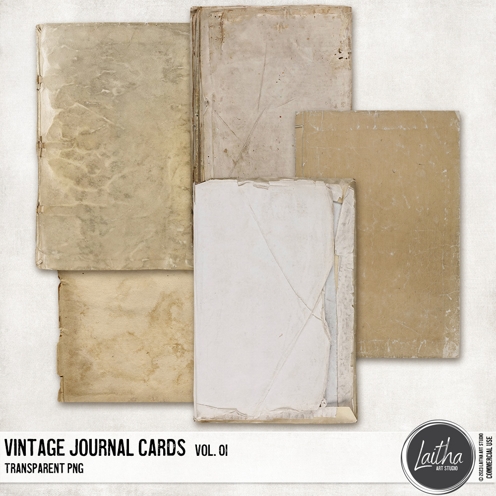 Vintage Journal Cards Vol. 01