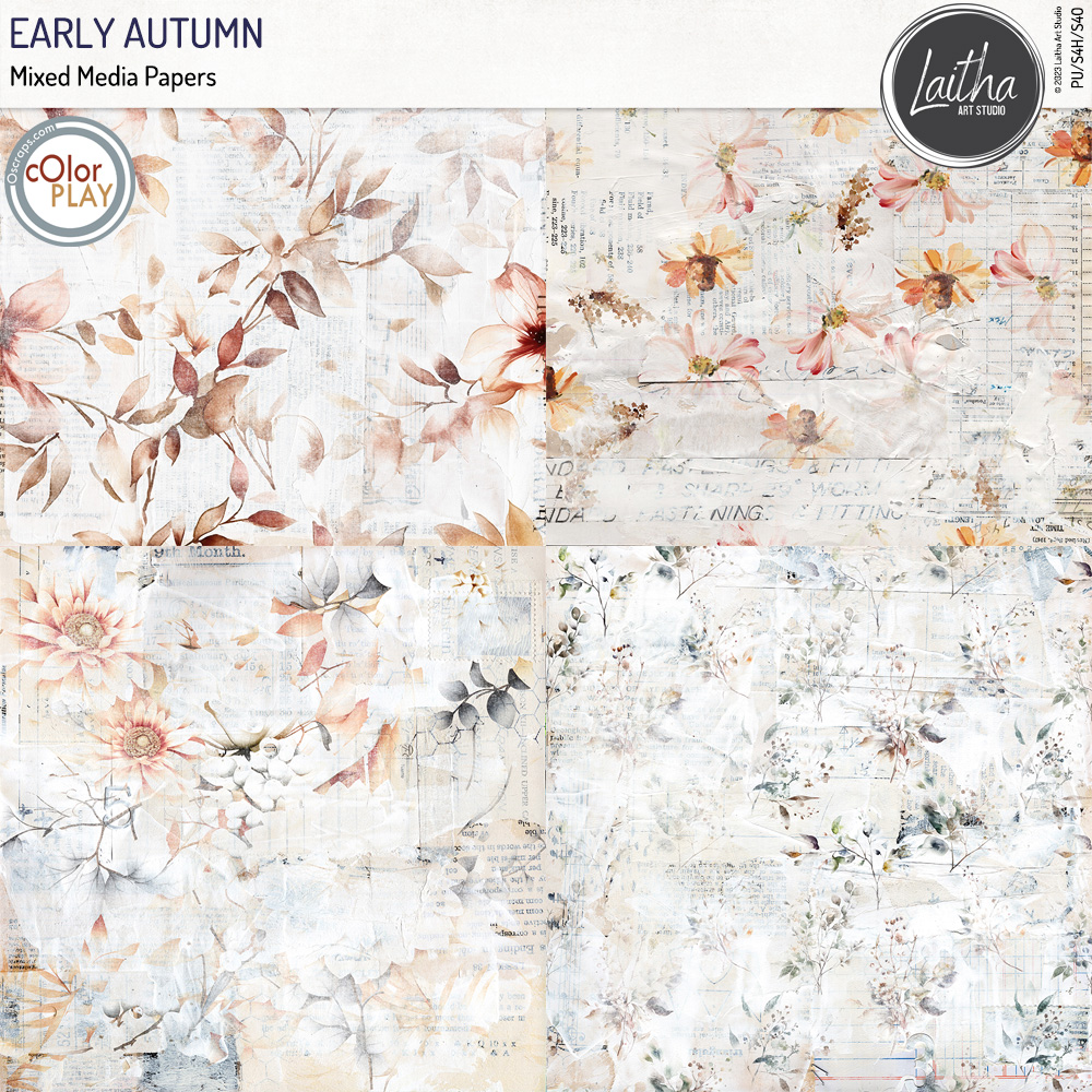 Early Autumn - Mixed Media Papers