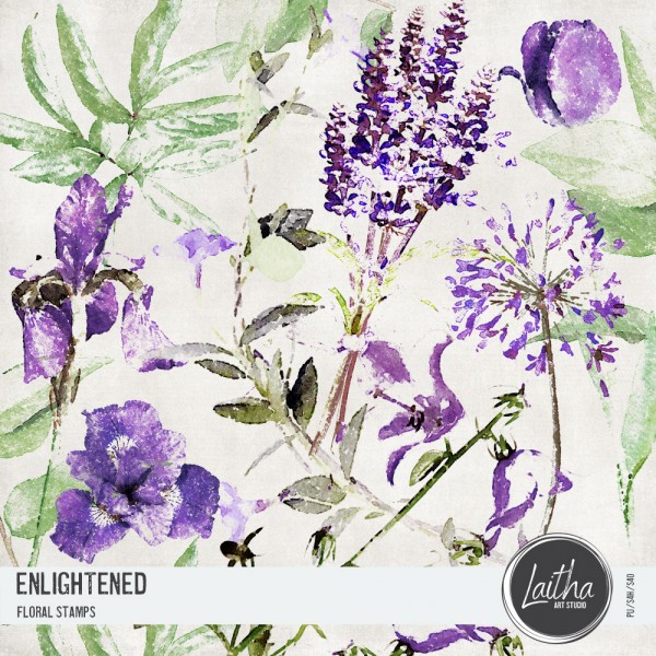 Enlightened - Floral Stamps