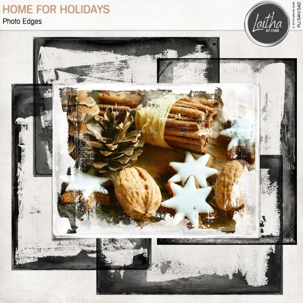 Home For Holidays - Photo Edges