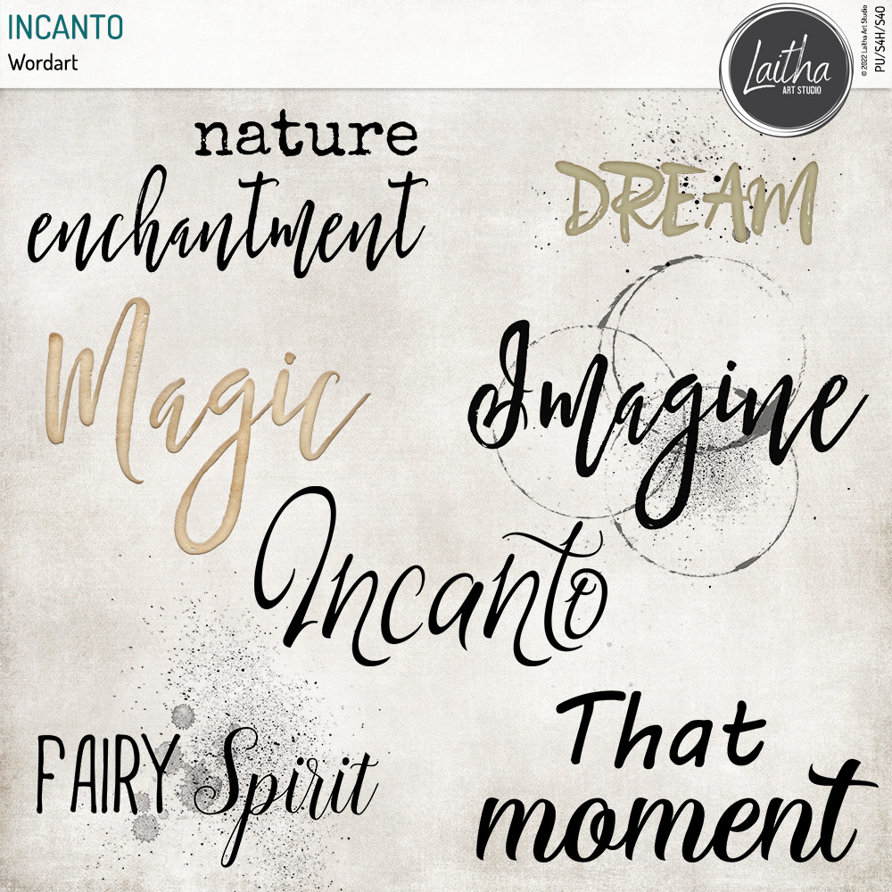 Incanto - Wordart