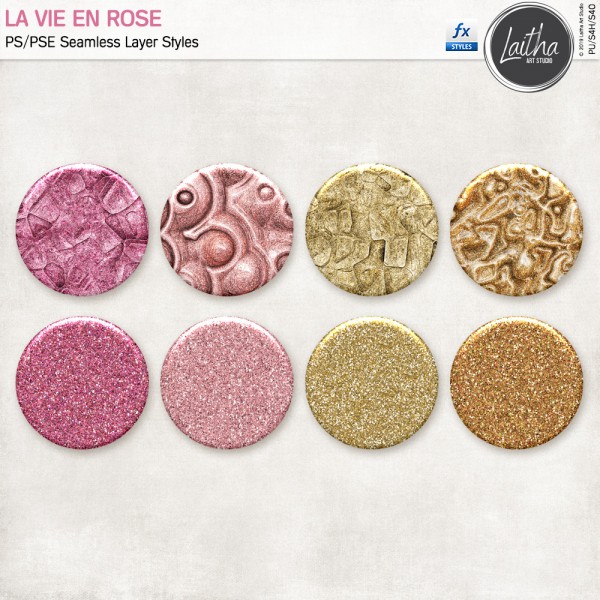 La Vie En Rose - Layer Styles