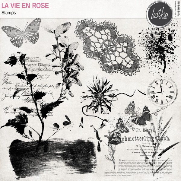 La Vie En Rose - Stamps