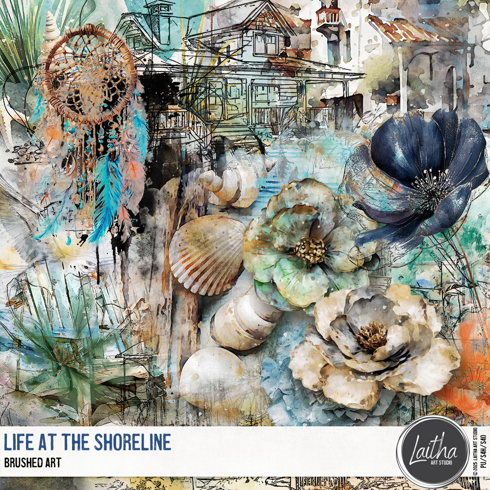 Life At The Shoreline - Brushed Art