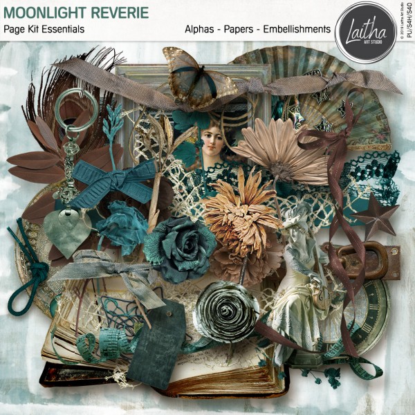 Moonlight Reverie - Page Kit Essentials
