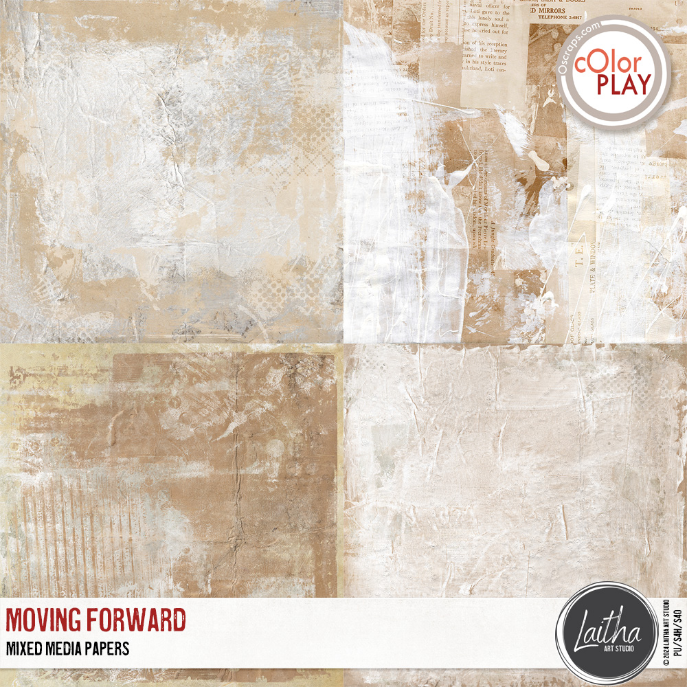 Moving Forward - Mixed Media Papers