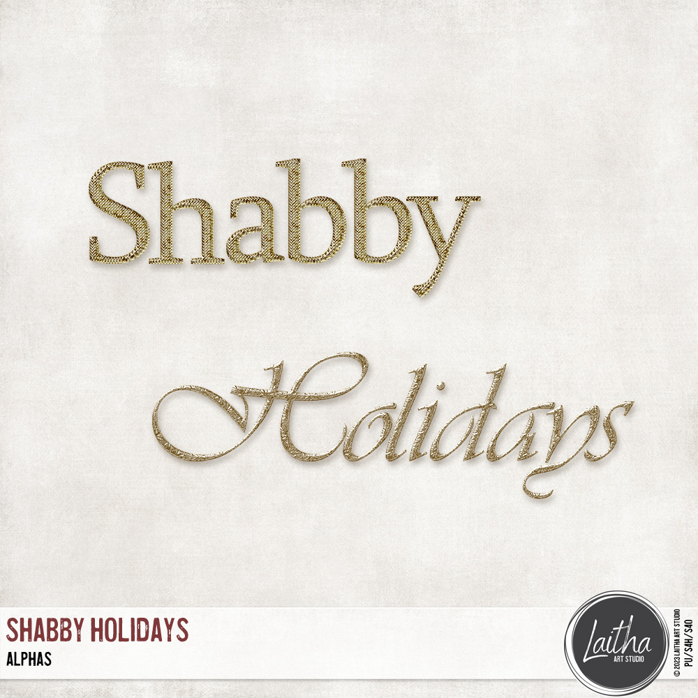 Shabby Holidays - Alphas