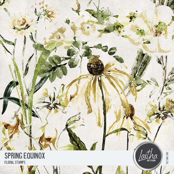 Spring Equinox - Floral Stamps