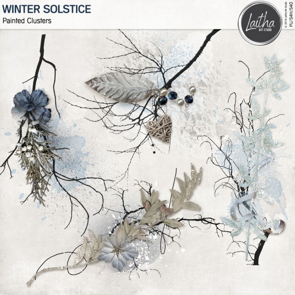 Winter Solstice - Painted Clusters