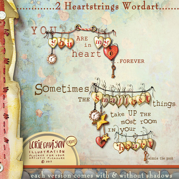 Heart Strings Wordart