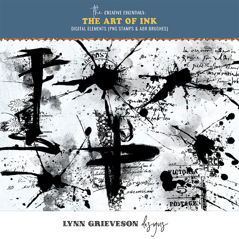  The Art of Ink brushes and stamps by Lynn Grieveson