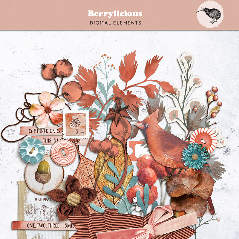 Berrylicious Digital Scrapbooking Elements