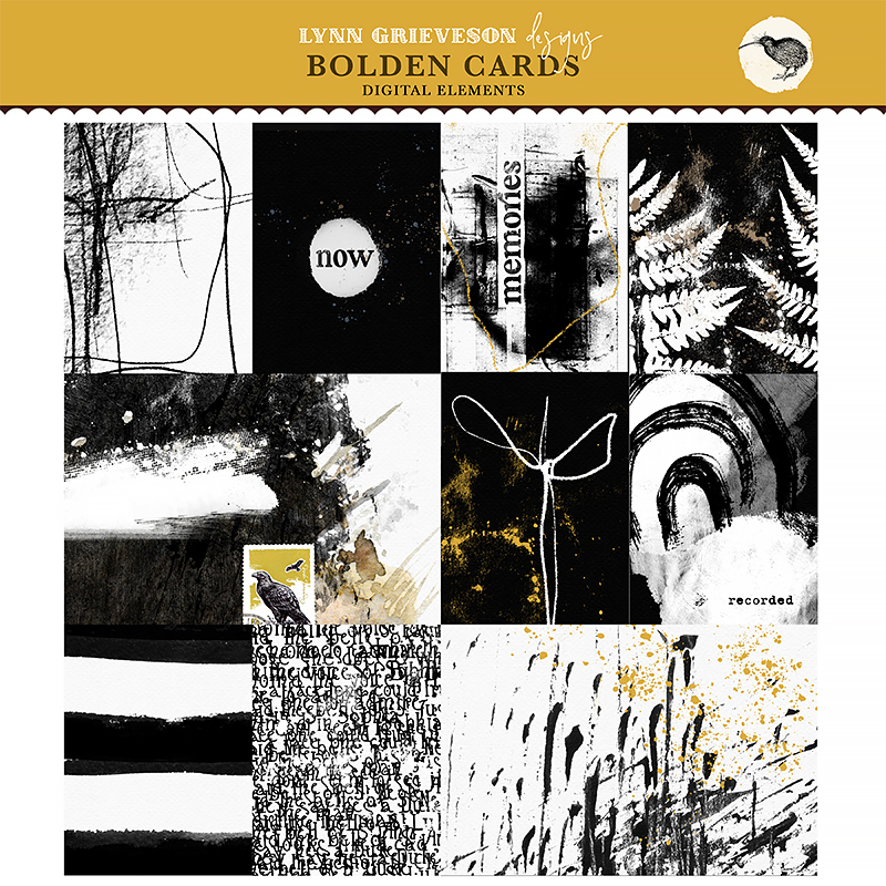 Bolden Journal Cards for Digital Pocket Scrapbooking