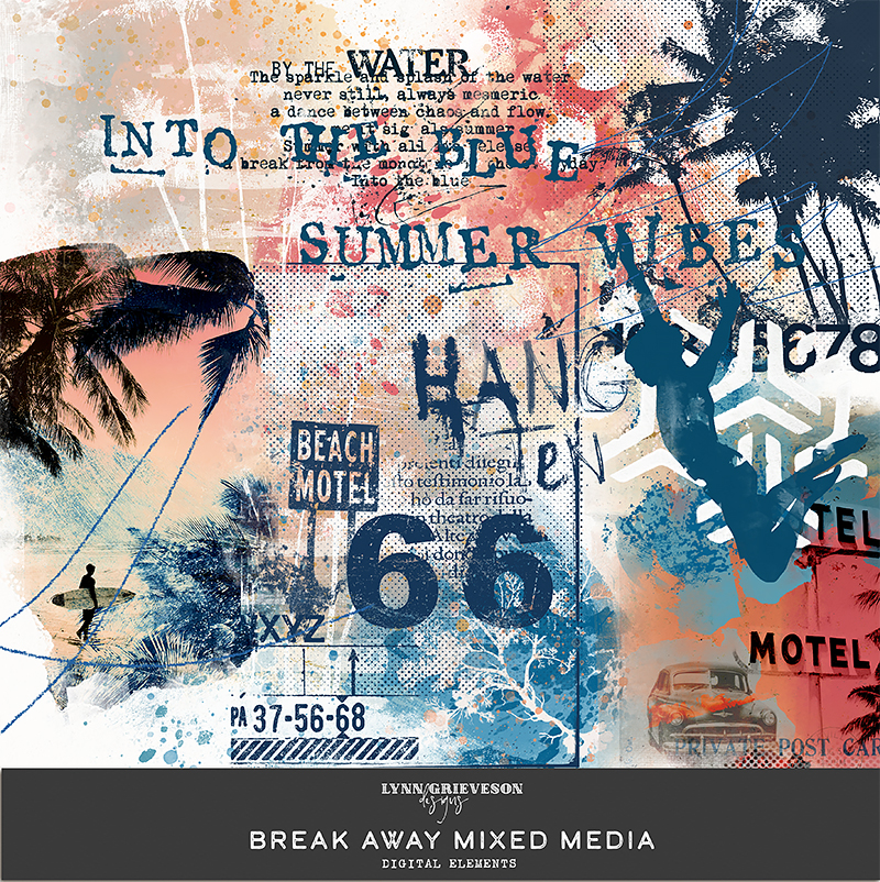 Break Away Mixed Media by Lynn Grieveson