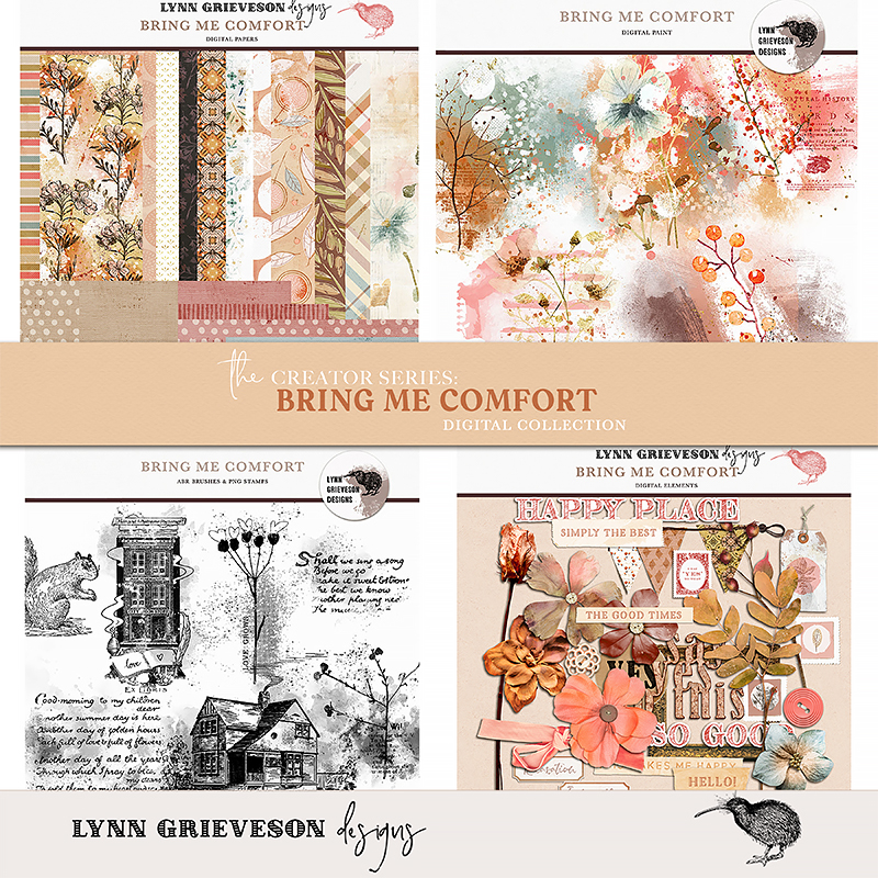 Bring Me Comfort Digital Scrapbooking Collection