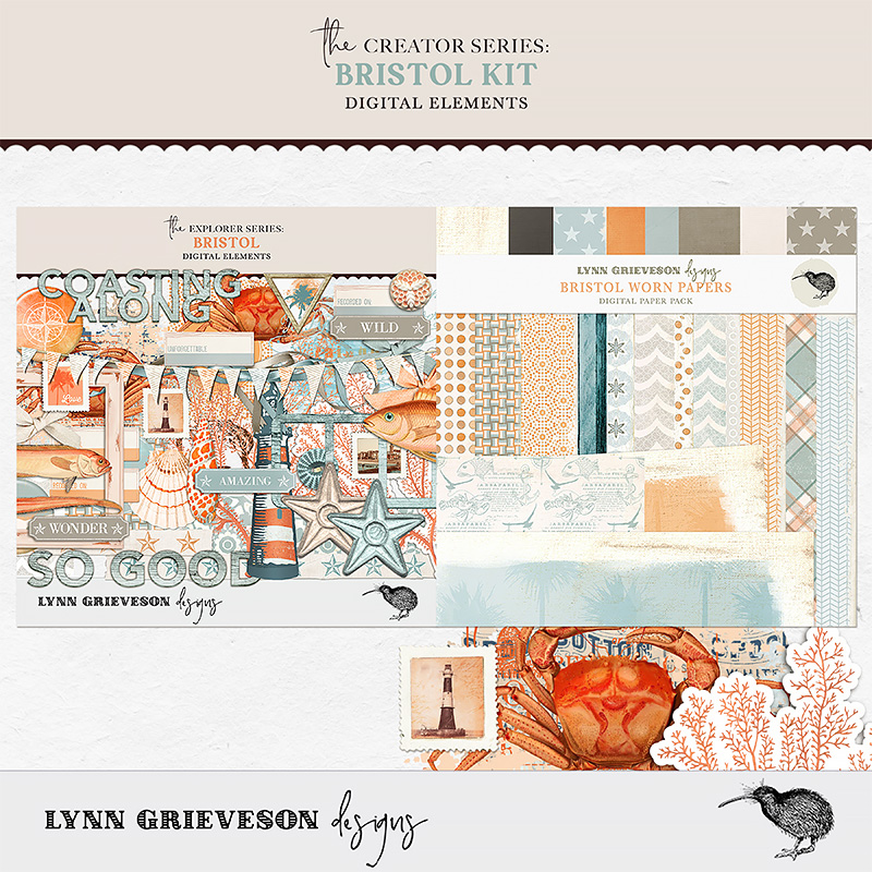 Bristol Digital Scrapbooking Kit by Lynn Grieveson