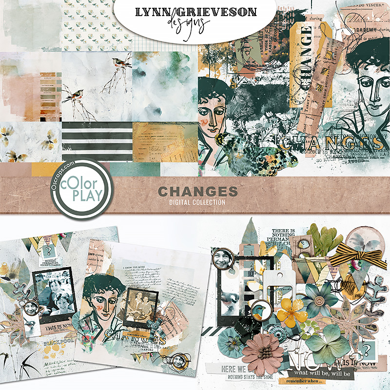 Changes Digital Scrapbooking Collection by Lynn Grieveson