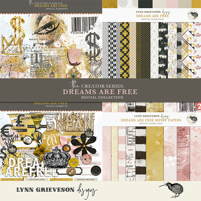 Dreams Are Free Digital Scrapbooking Collection