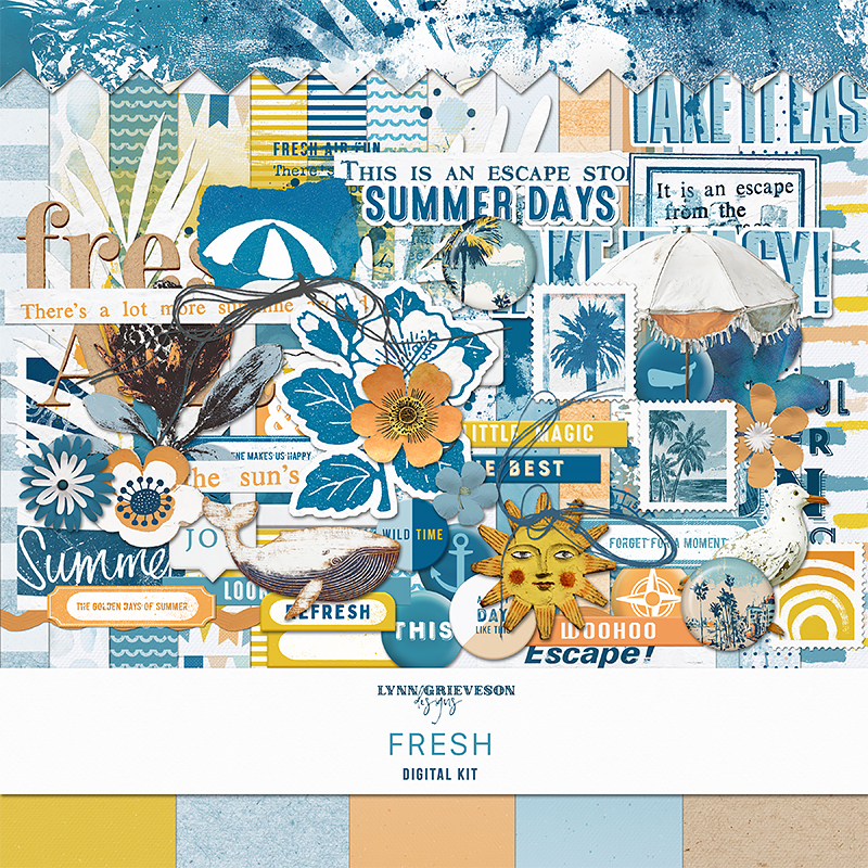 Fresh Digital Scrapbooking Kit