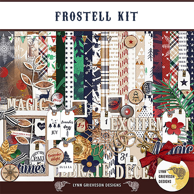 Frostell Digital Scrapbooking Kit by Lynn Grieveson 