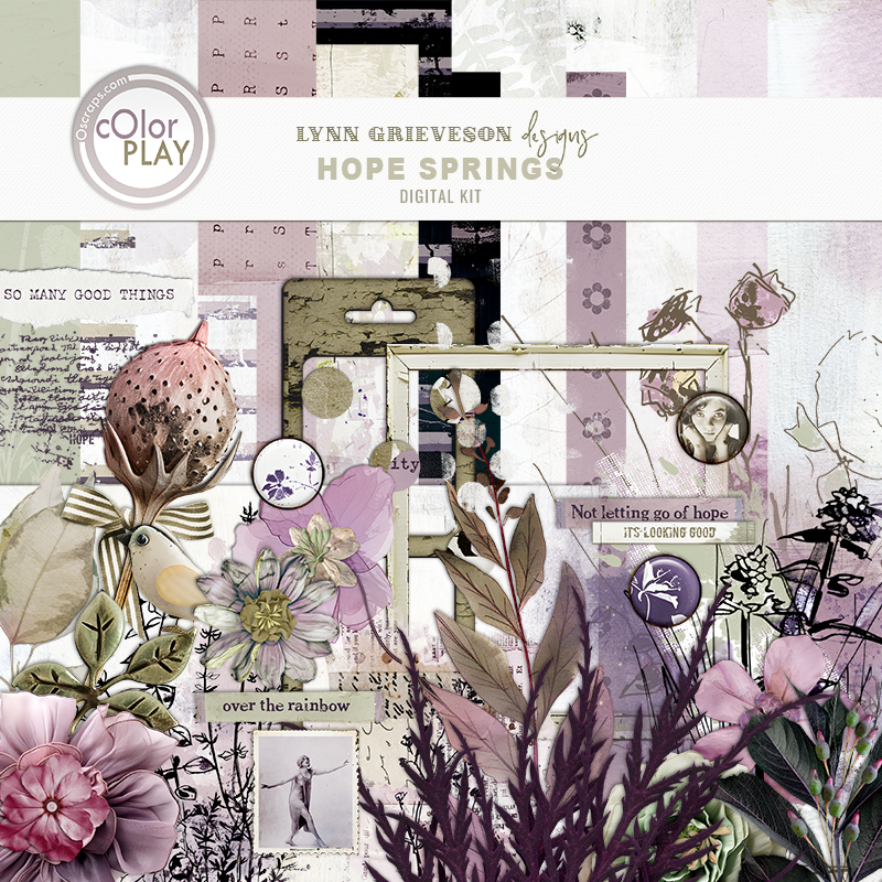 Hope Springs Digital Scrapbooking Kit by Lynn Grieveson