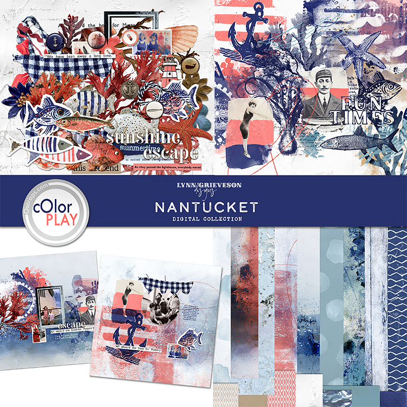 Nantucket Digital Scrapbooking Collection