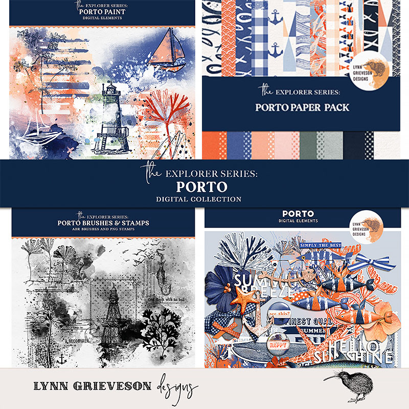 Porto Digital Scrapbooking Bundle by Lynn Grieveson