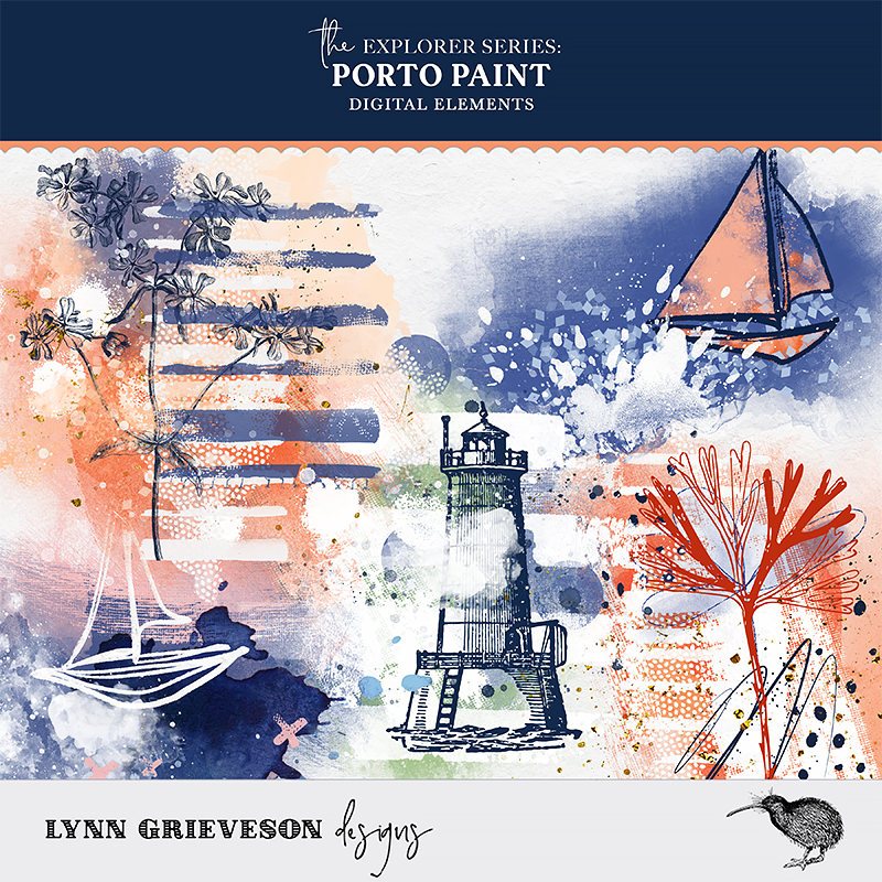 Porto Digital Scrapbooking Paint by Lynn Grieveson