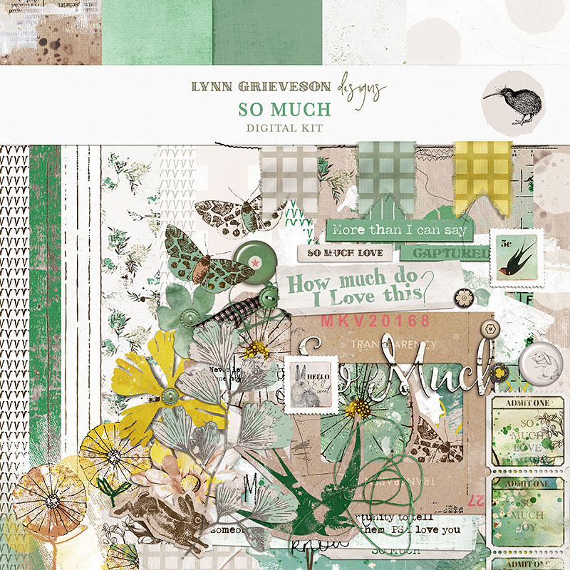 So Much Digital Scrapbooking Kit