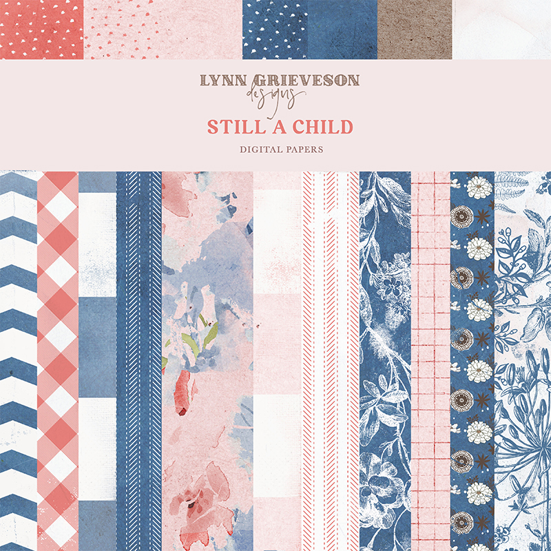 Still A Child Digital Scrapbooking Paper Pack