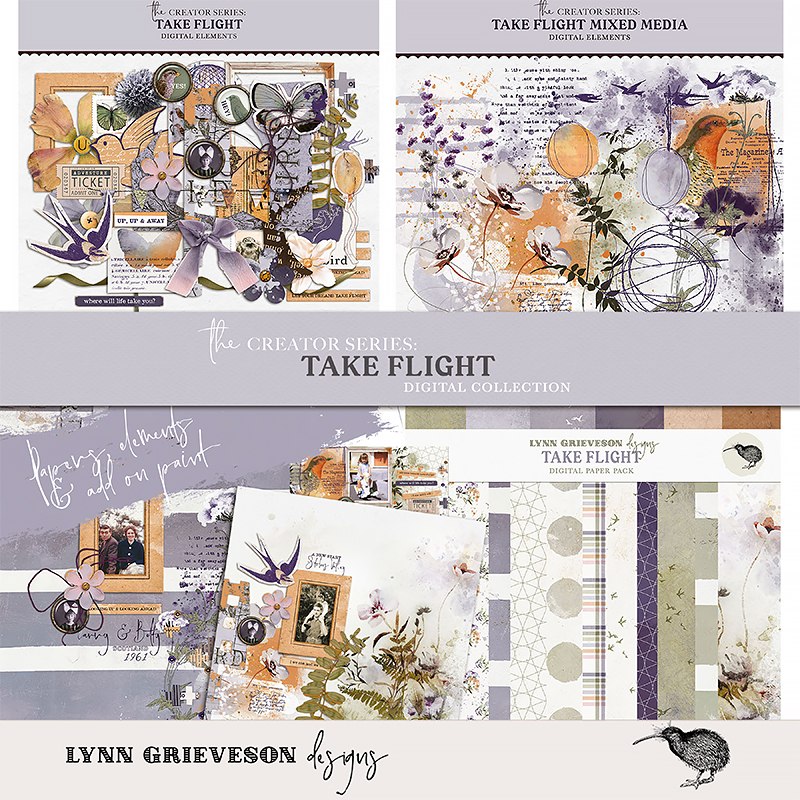 Take Flight Digital Scrapbooking Collection