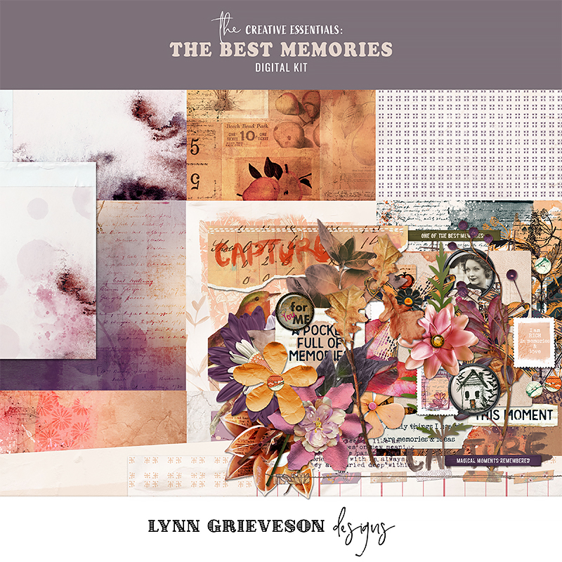The Best Memories Digital Scrapbooking Kit by Lynn Grieveson