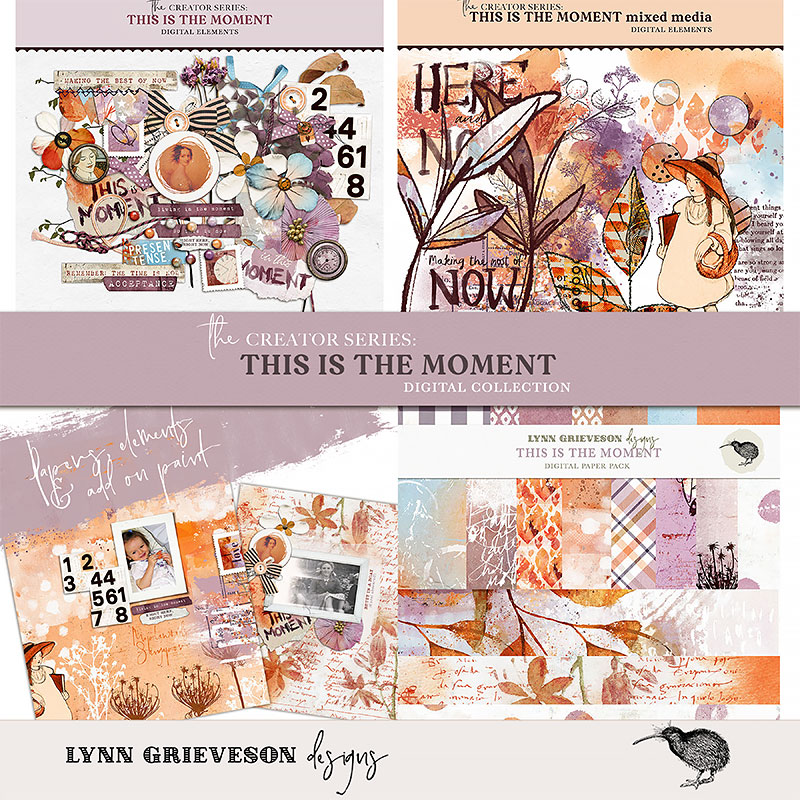 This Is The Moment Digital Scrapbooking Collection