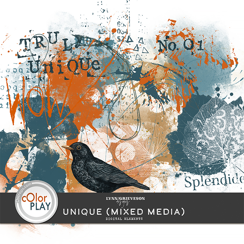 Unique Mixed Media elements by Lynn Grieveson