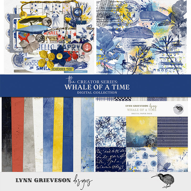 Whale of a Time Digital Scrapbooking Collection