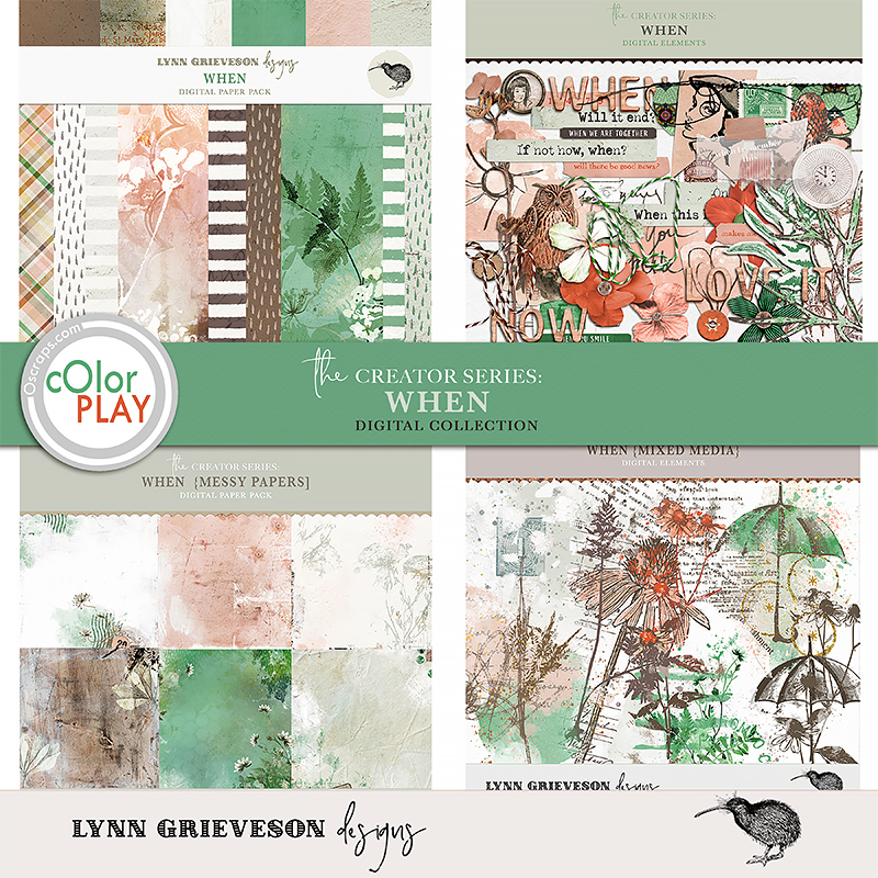 When Digital Scrapbooking Collection Lynn Grieveson