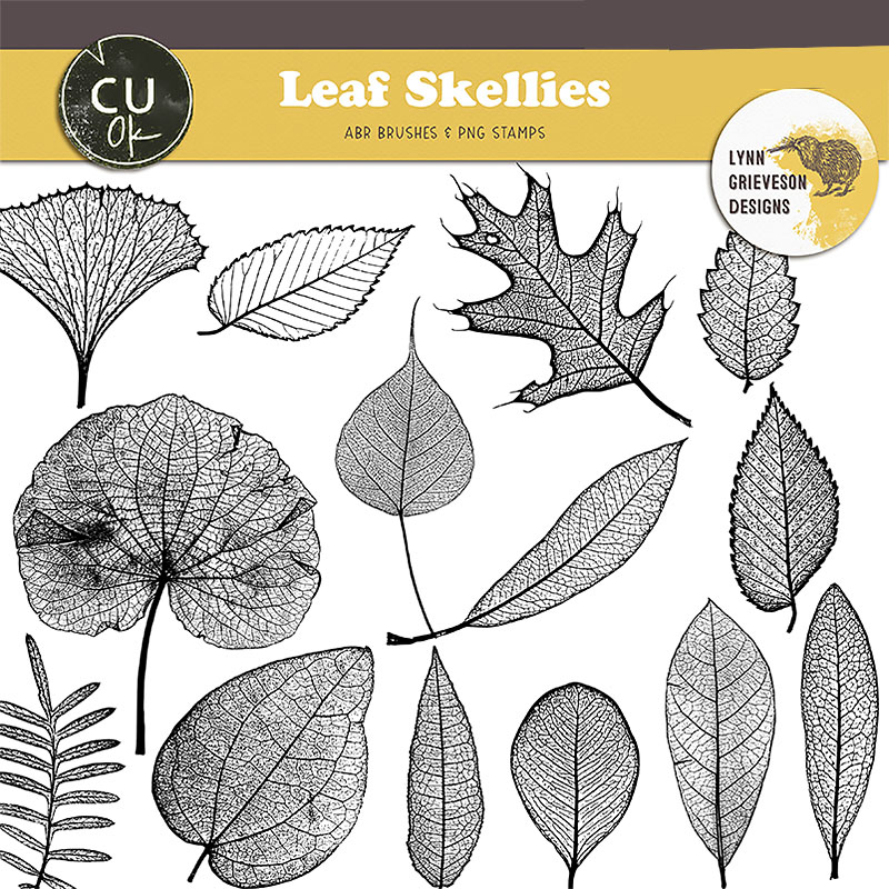 Leaf Skellies Brushes and Stamps Leaf Skellies Brushes and Stamps