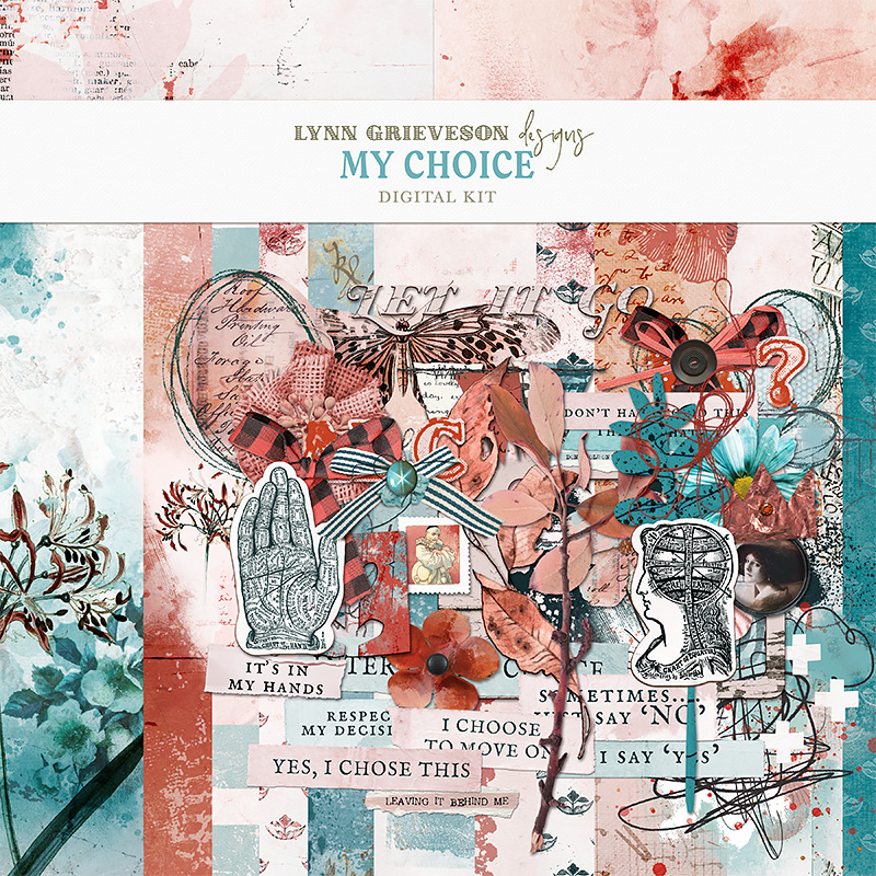 My Choice Digital Scrapbooking Kit by Lynn Grieveson