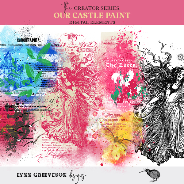 Our Castle Digital Scrapbooking Paint by Lynn Grieveson