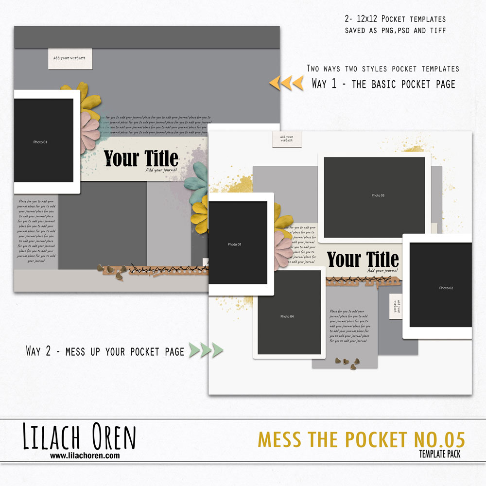 Mess The Pocket Templates 05