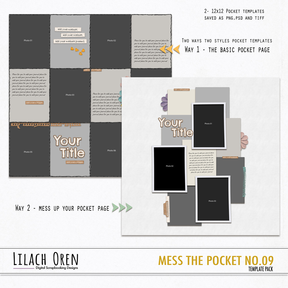 Mess The Pocket Templates 09